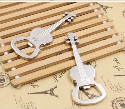 Radošs ģitāras alus pudeļu attaisāmais Mūzikas instrumentu stila aktivitāte Mazas balvas dāvanas metāla pudeļu attaisāmais