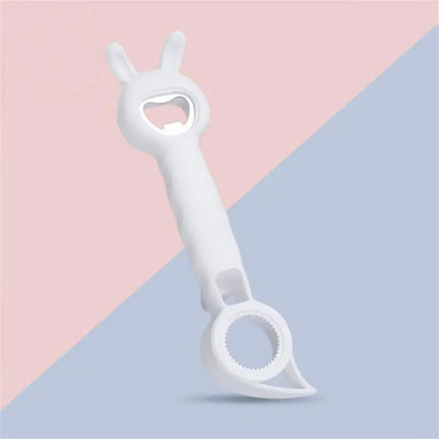 Deschidetor de sticle 4 în 1, borcan multifuncțional, cutie de bere, deschizător de sticle, din oțel inoxidabil, deschizător rotativ de sticle, accesorii de bucătărie