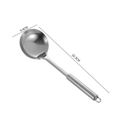 304 Rozsdamentes acél leveses merőkanál Nagyítás Olajfelszívó ramen gombóc Többfunkciós szivárgó lyukú tésztaszűrő Konyhai edények