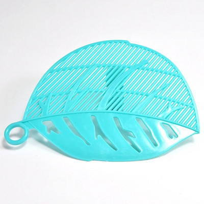 Virtuvės įrankis Prispaudžiamas lapo formos drenažo lenta laikanti ryžių daržovių makaronų plastiko filtro blokas ryžių valymo sietelis