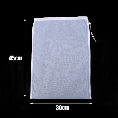 1/5 tk Korduvkasutatav sojapiima veini filtrikott Pähklipiima kott tee kohv jogurti filter Võrk võrk köögitoidu nailon filtrikotid kurn