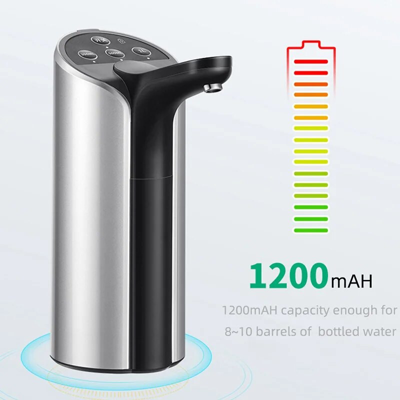 Automatinis elektrinis nešiojamas vandens siurblio dozatorius galonų geriamojo butelio jungiklis, skirtas vandens siurbimo įrenginiui lauko namams