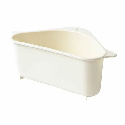 Trikampė kriauklės išleidimo lentyna kanalizacijos lentyna Daugiafunkciniai laikikliai Sucker virtuvės kanalizacijos laikiklis siurbimo puodelis kriauklės lentynos įrankiai