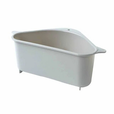 Trikampė kriauklės išleidimo lentyna kanalizacijos lentyna Daugiafunkciniai laikikliai Sucker virtuvės kanalizacijos laikiklis siurbimo puodelis kriauklės lentynos įrankiai