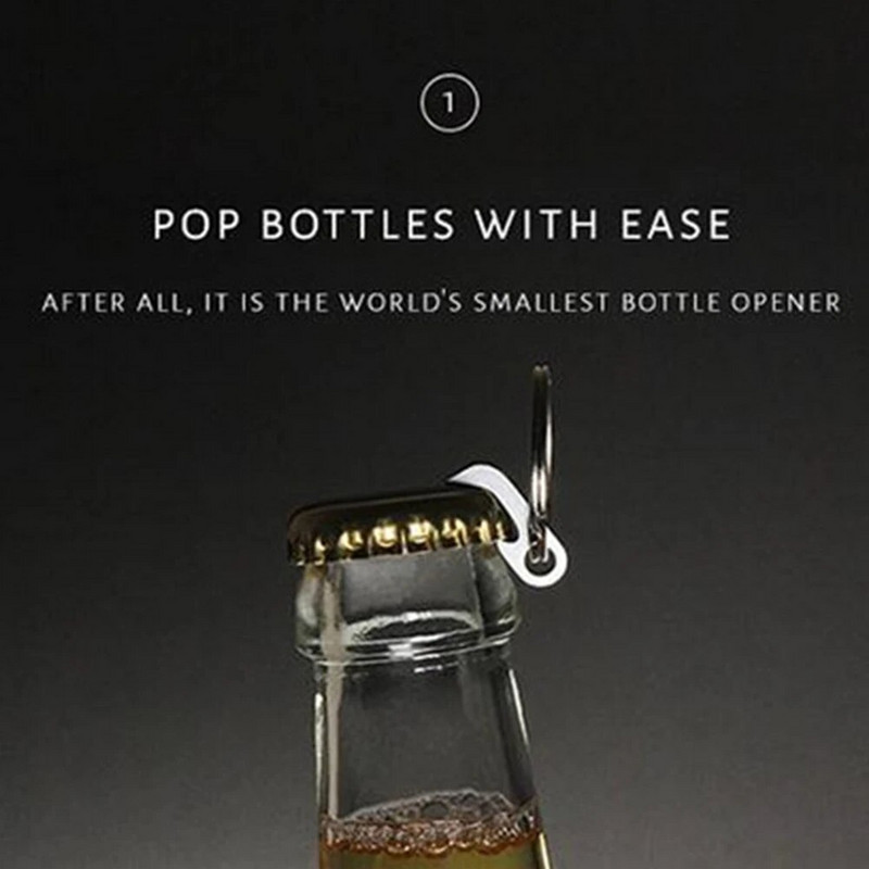 Deschizător portabil Sticle Instrumente Cadou Camping Mic Modă Utilizare ușoară Mini Breloc în aer liber Cutie multifuncțională pentru acasă Cutte