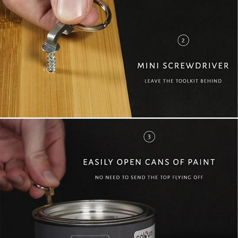 Deschizător portabil Sticle Instrumente Cadou Camping Mic Modă Utilizare ușoară Mini Breloc în aer liber Cutie multifuncțională pentru acasă Cutte