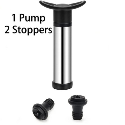 Silikono vyno butelių kamštelių rinkinys Vyno piltuvas vakuuminis dangtelis Daugkartinio naudojimo butelio sandariklio siurblio rinkinys saldainių įrankiai Virtuvės priedai