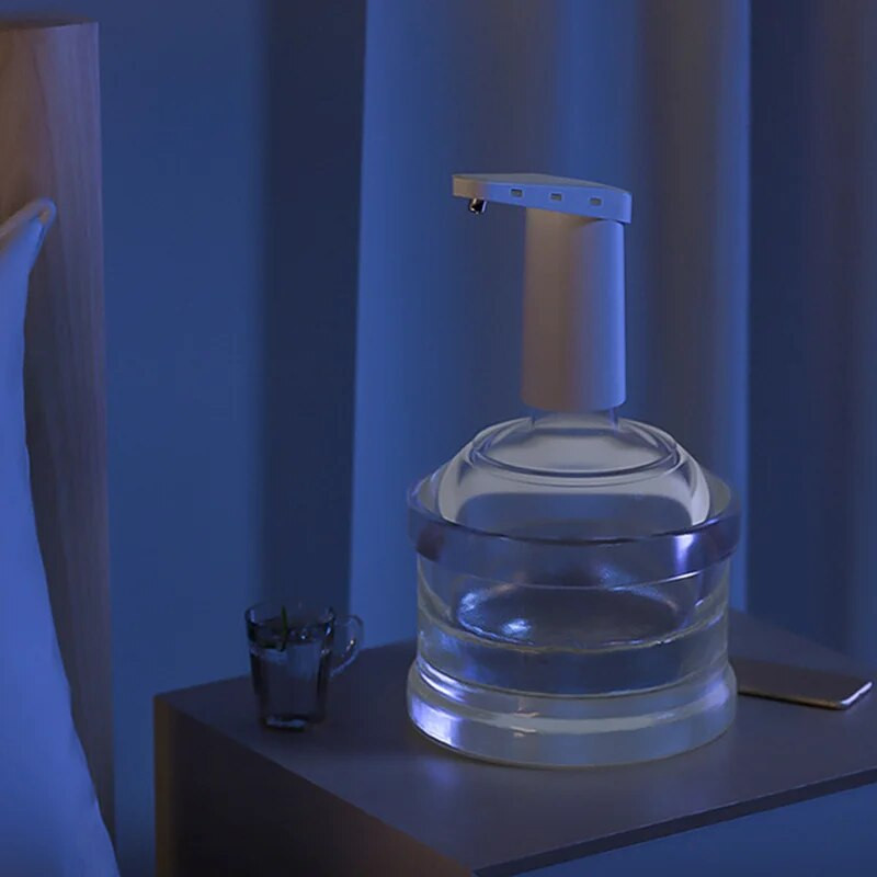 Vandens balionėlis vandens butelio siurblys USB įkraunamas mini elektrinis geriamojo vandens siurblio butelio gėrimų dozatorius