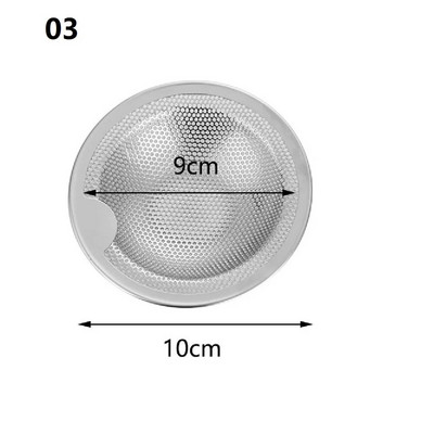 Virtuvės nerūdijančio plieno tinklelio formos kriauklės sietelis kanalizacijos filtras praustuvas vonios kambarys tualetas vandentiekis grindys kanalizacijos kriauklės filtras