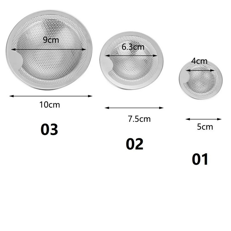 Virtuvės nerūdijančio plieno tinklelio formos kriauklės sietelis kanalizacijos filtras praustuvas vonios kambarys tualetas vandentiekis grindys kanalizacijos kriauklės filtras
