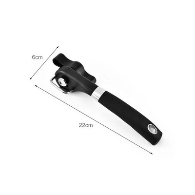 Egyszerű konzervnyitó, rozsdamentes acél kézikönyv, professzionális, könnyű nyitók forgatógombbal, háztartási konyhai hasznos eszközök