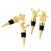 Kalėdų serijos vyno kamštelių juostos vakarėlio dekoravimas Kūrybingos sniego senio formos Šviežiai išsilaikančios vyno šampano kamštelių juostos priedai