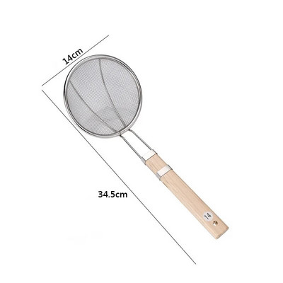 7 dydžių nerūdijančio plieno maisto filtras šaukštai kiaurasamtis skrudintos bulvytės koštuvas makaronų kanalas Virtuvė Maisto gaminimo skimeris indai