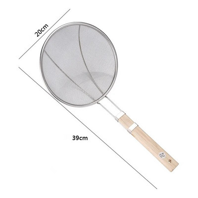 7 dydžių nerūdijančio plieno maisto filtras šaukštai kiaurasamtis skrudintos bulvytės koštuvas makaronų kanalas Virtuvė Maisto gaminimo skimeris indai