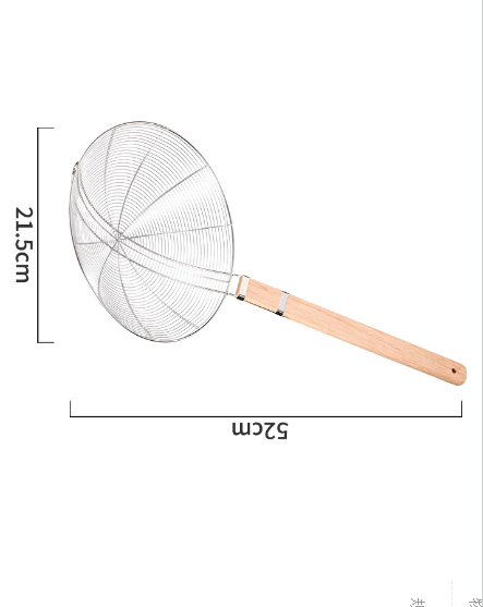 7 dydžių nerūdijančio plieno maisto filtras šaukštai kiaurasamtis skrudintos bulvytės koštuvas makaronų kanalas Virtuvė Maisto gaminimo skimeris indai
