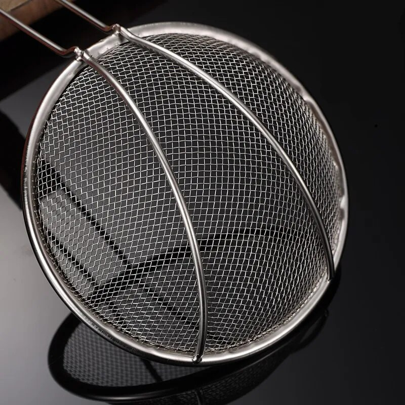 7 dydžių nerūdijančio plieno maisto filtras šaukštai kiaurasamtis skrudintos bulvytės koštuvas makaronų kanalas Virtuvė Maisto gaminimo skimeris indai