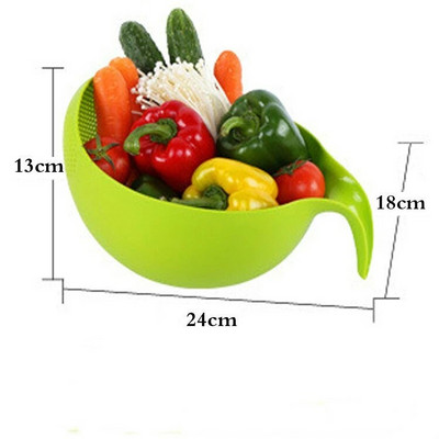 Ryžių plovimo filtras koštuvas Krepšelis kiaurasamtis Sietas Vaisių daržovių dubuo kanalizacijos valymo įrankiai Namų virtuvės komplektas virtuvės įrankiai