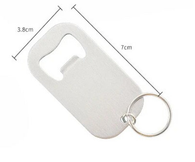 Nerūdijančio plieno butelių atidarytuvas Paprastas gaiviųjų gėrimų vairuotojo raktų pakabukas alaus butelių atidarytuvas