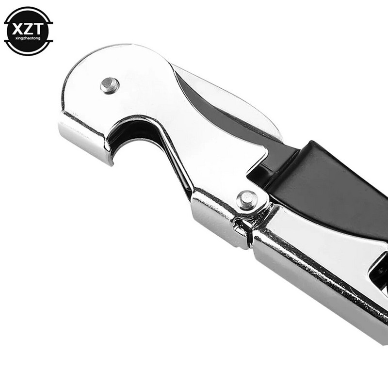 Vyno atidarytuvas Profesionalūs padavėjai Kamščiatraukis 2 viename nerūdijančio plieno butelių atidarytuvas ir folijos pjaustytuvas Dovana vyno mėgėjams