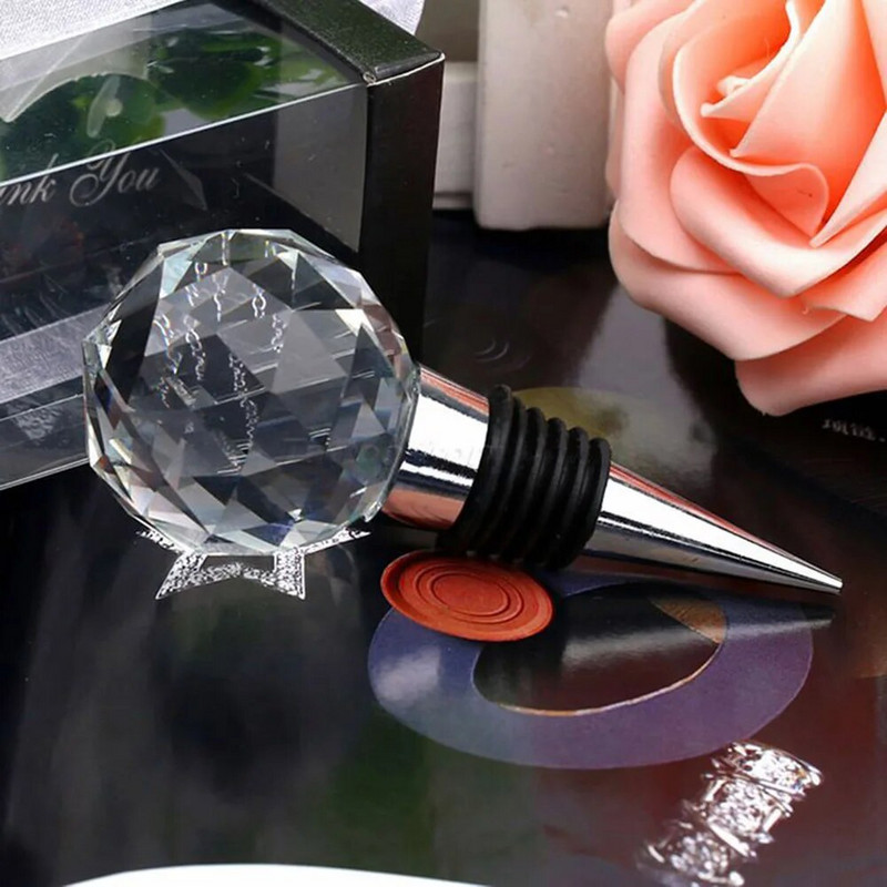 Naujas naudingas stiklinis vyno kamštis namų raudonojo vyno kolekcijai vakuuminio stiklinio butelio sandariklio daugkartinio naudojimo vyno kamščiai vestuvėms