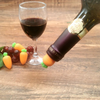 Затварящо устройство за бутилки Аксесоари за уиски с форма на морков Аксесоари за барове за бира и шампанско Коркова тапа за вино Безопасна и здравословна запушалка за бутилки