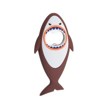 Beer OpenerCreative Cute Cartoon Ζώο Ανοιγόμενο Μπουκάλι Μαγνήτης Τρισδιάστατο Χονδρικό Εργαλεία Κουζίνας Μπαρ Shark Ανοιχτήρι μπουκαλιών μπύρας