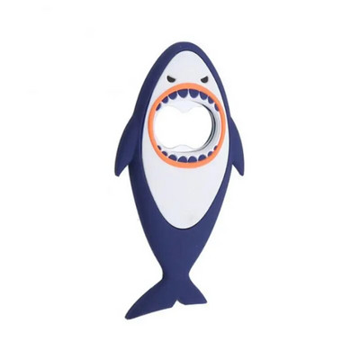 Sörnyitó Kreatív aranyos rajzfilm állatnyitó üvegnyitó mágnes 3d nagykereskedés konyhai bár eszközök cápa sörösüvegnyitó