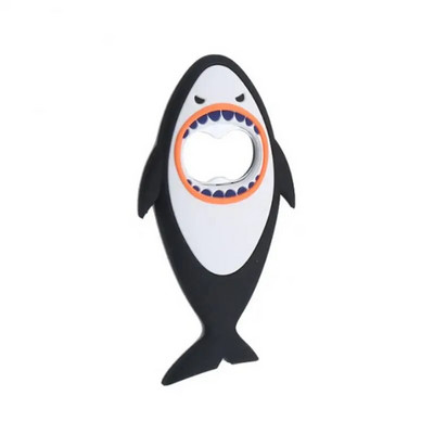 Sörnyitó Kreatív aranyos rajzfilm állatnyitó üvegnyitó mágnes 3d nagykereskedés konyhai bár eszközök cápa sörösüvegnyitó