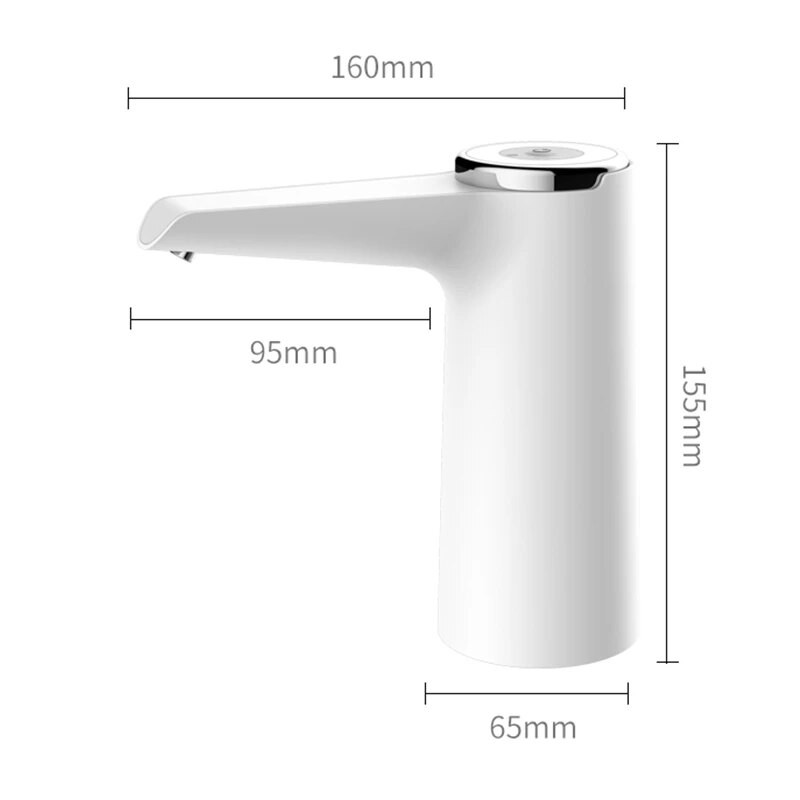 Automatinis elektrinis nešiojamas vandens siurblio dozatorius galonų geriamojo butelio jungiklis, skirtas vandens siurbimo įrenginiui lauko namams