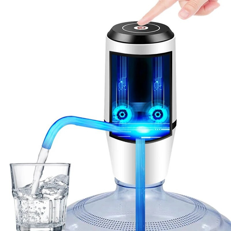 Elektrinis vandens siurblys vandens butelio siurblys nešiojamasis USB įkrovimas automatinis geriamojo vandens dozatoriaus siurblys galonui