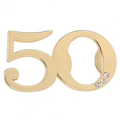 Zlatni 50-godišnji ručni otvarač za boce Kreativni digitalni suvenir od legure cinka Birthday Party pokloni Alat za otvaranje boca