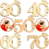 1vnt įmonės jubiliejaus suvenyrinis alaus butelio atidarytuvas su numeriais Gimtadienio dovanos svečiams Vakarėlio suvenyrų pakuotės butelių atidarytuvas