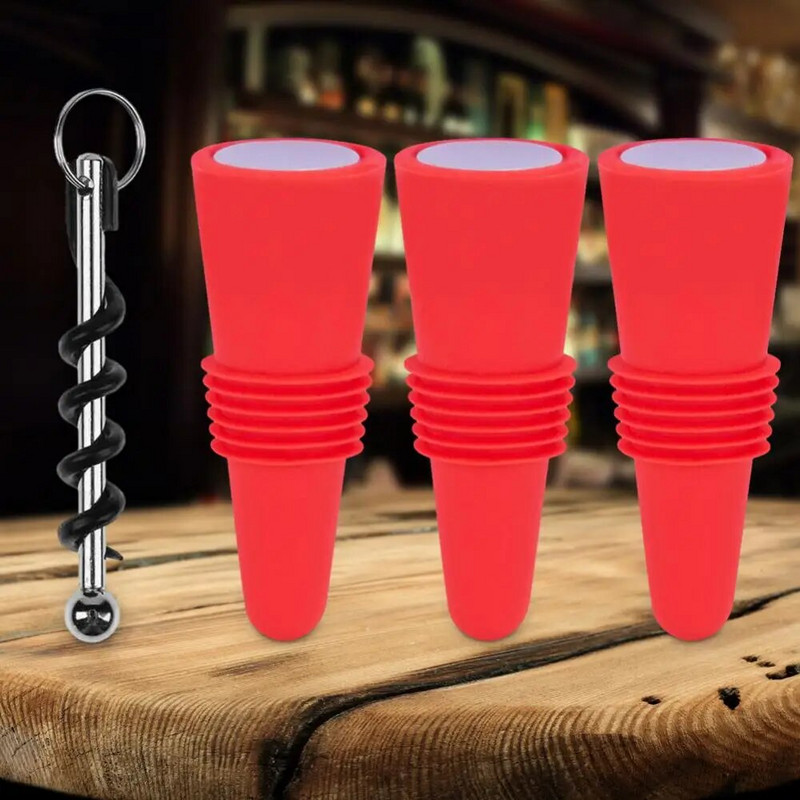 Vyno atsuktuvas Virtuvės priedai Nešiojami virtuvės reikmenys Nerūdijančio plieno dugnas Easy Bar įrankiai Raudonojo vyno kamštelių dovanų idėjos