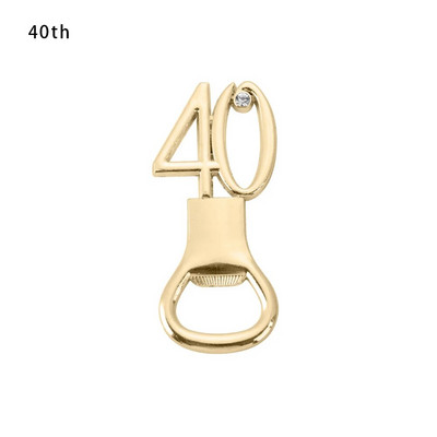 1 buc 18 21 30 40 50 Deschizător de formă de numere Deschizător de bere din metal Deschizător de petrecere de aniversare pentru aniversare de nuntă Suvenir Cadou Bar Instrument