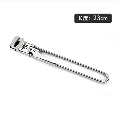 Darbą taupantis sraigtinis skardinių atidarytuvas su nerūdijančio plieno dangteliais nuo stiklainių atidarytuvo Reguliuojamas daugiafunkcis butelių atidarytuvas virtuvės įrankiams