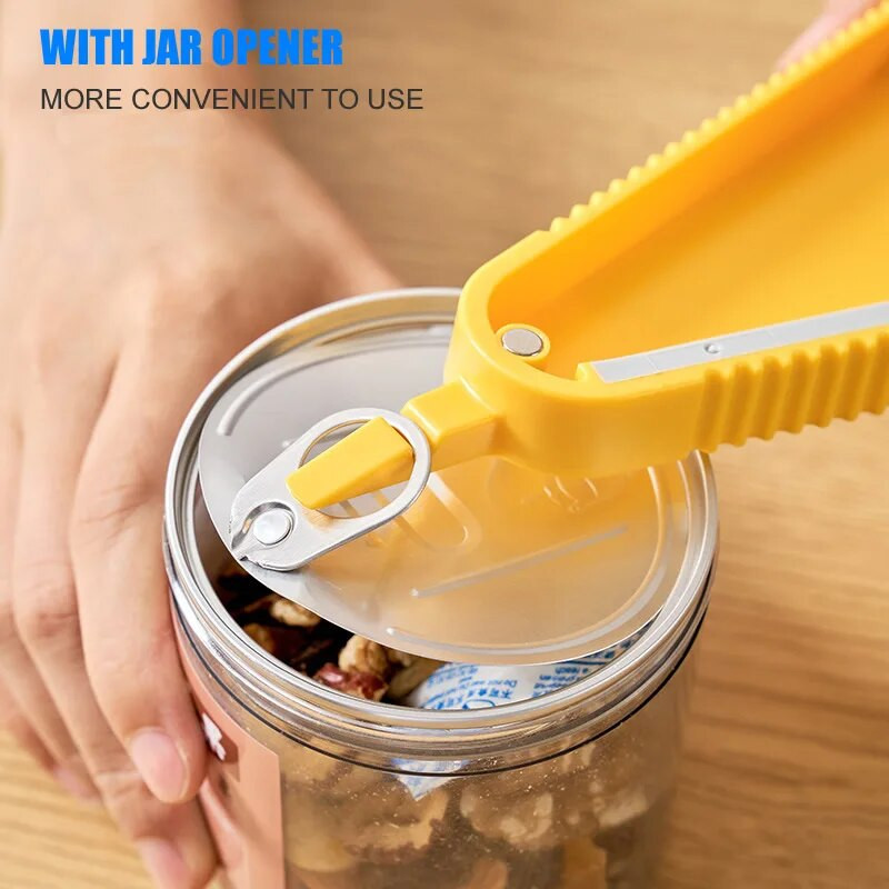 Kūrybingas daugiafunkcis butelių / skardinių / stiklainių atidarytuvas Moteris nešiojamas atidarytuvas lauke EDC namų virtuvės vakarėlio baro įrankis Dropshipping