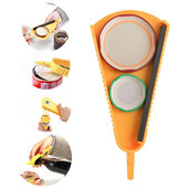 Új kupaknyitó konyhai kütyük 5 az 1-ben állítható, többfunkciós palackfedelek le Munkatakarékos csavaros üvegnyitó konyhai kiegészítők