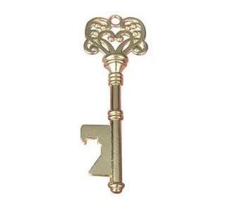 1 db Retro kulcsos üvegnyitó Vintage esküvői menyasszonyi zuhany, esküvői ajándéktárgyak, kreatív konyhai sörösüvegnyitó modul