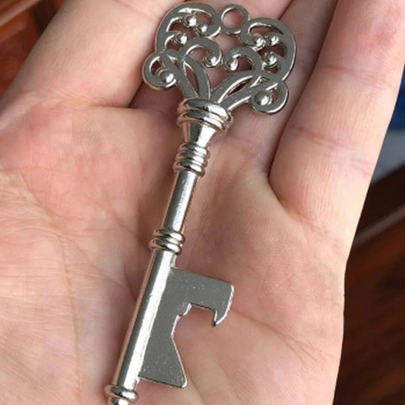 1 vnt Retro raktų butelių atidarytuvas Vintage Vestuvinis Vestuvinis Dušas, Vestuviniai suvenyrai Kūrybinis virtuvės alaus butelių atidarytuvas