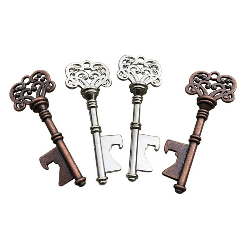 1 vnt Retro raktų butelių atidarytuvas Vintage Vestuvinis Vestuvinis Dušas, Vestuviniai suvenyrai Kūrybinis virtuvės alaus butelių atidarytuvas