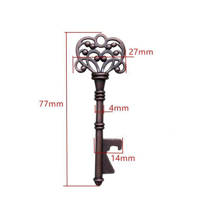 1 vnt Retro raktų butelių atidarytuvas Vintage Vestuvinis Vestuvinis Dušas, Vestuviniai suvenyrai Kūrybinis virtuvės alaus butelių atidarytuvas