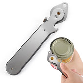 Deschizător de conserve cu margini netede Deschidetor de conserve portabil din oțel inoxidabil de calitate alimentară pentru bucătărie și restaurant