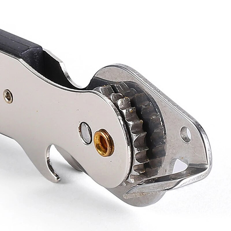 Deschizător de conserve cu margini netede Deschidetor de conserve portabil din oțel inoxidabil de calitate alimentară pentru bucătărie și restaurant