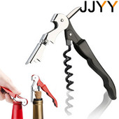 JJYY nerūsējošā tērauda vīna attaisāmais Profesionāli viesmīļi Korķviļķa alus pudeļu attaisāmais un folijas griezējs Dāvana vīna cienītājam