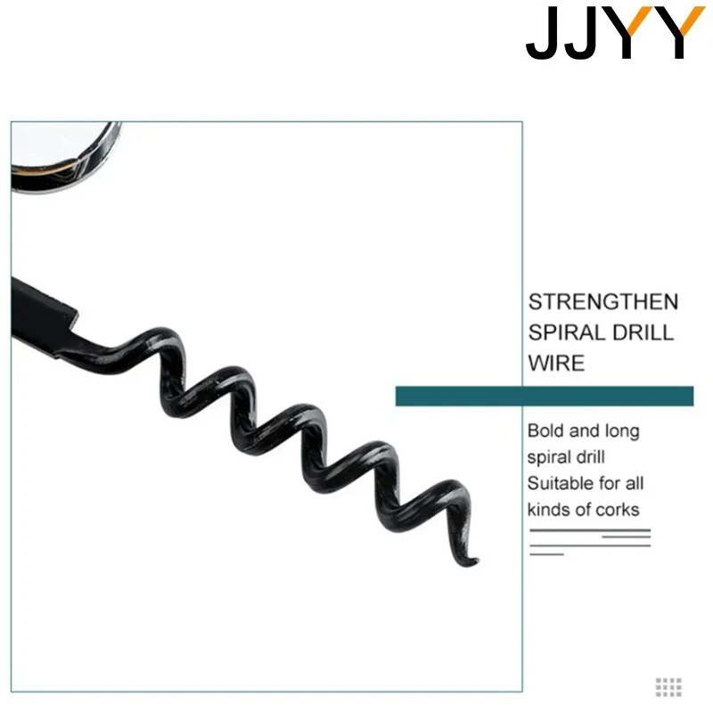 JJYY nerūdijančio plieno vyno atidarytuvas profesionalus padavėjas kamščiatraukis alaus butelių atidarytuvas ir folijos pjaustytuvas Dovana vyno mėgėjui