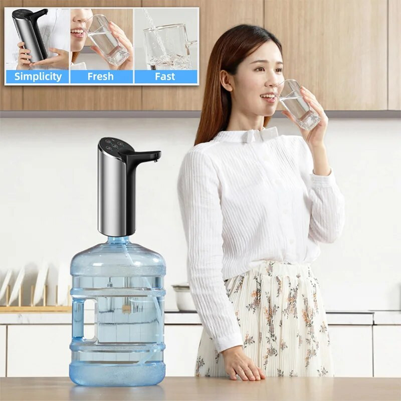 Automatický elektrický prenosný dávkovač vodného čerpadla, spínač na pitnú fľašu s objemom galónu pre zariadenie na čerpanie vody pre vonkajší dom