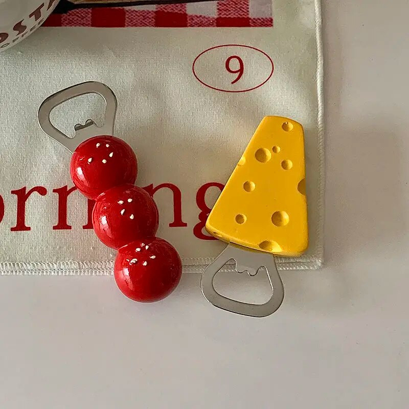Korejas Ins Alus Attaisāmais Kawaii Sukādes Haws Siers Ledusskapja Magnēti Mājas Iekārtojums Virtuves Sīkrīki Jauki Pudeļu Attaisāmais Atslēgu piekariņš