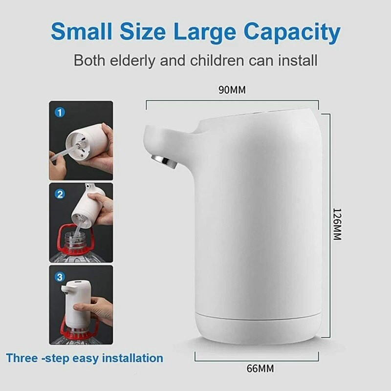 5 galonų USB nešiojamas vandens butelio ąsočio dozatorius, automatinis elektrinis jungiklis