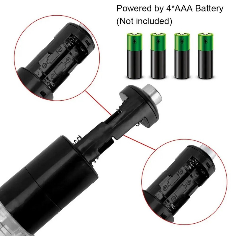 Elektromos automata paprika- és sódaráló LED fénnyel, állítható durvaságú fűszerdaráló konyhai főzőeszközzel