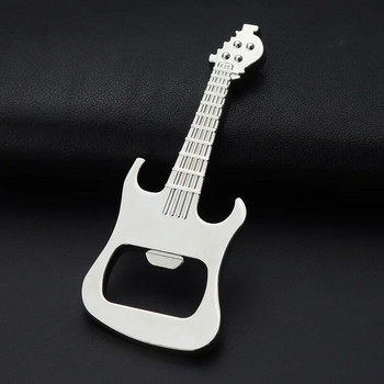 Метална китара Отварачка за бирени бутилки Ключодържател Персонализирано лого Промоционален подарък